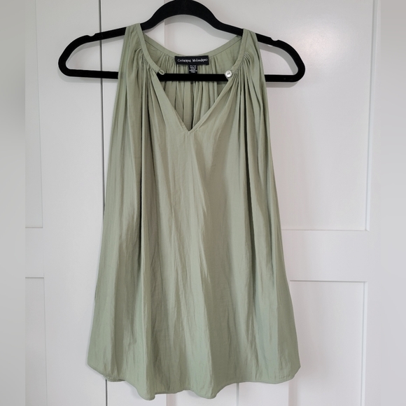 Catherine Malandrino Halter Sleeveless Top - Picture 1 of 5